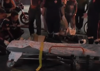 Três ficam feridos em acidente envolvendo duas motocicletas