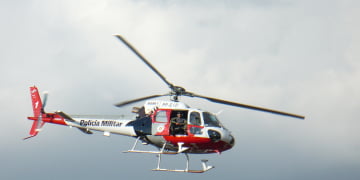 Assalto na Carlos Botelho mobiliza helicóptero da PM