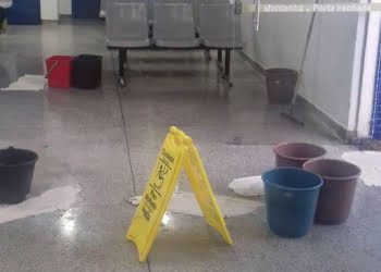 Goteiras no COT, em Piracicaba, geram indignação