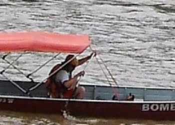 Boato leva bombeiros a procurar suposta vítima de afogamento no rio Piracicaba