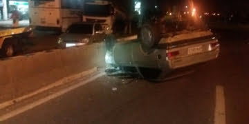 Motorista é preso após capotar carro em rodovia que liga Limeira a Piracicaba