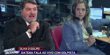 Ao vivo na TV, Datena retorna ligação e bate boca com golpista: “Filho de uma égua”