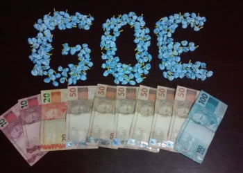 Drogas estavam com gerente do trÃ¡fico assim como o dinheiro - Foto: Valter Martins / Piracicaba em Alerta