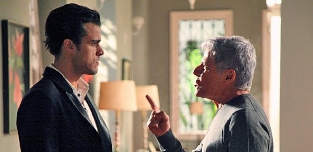 ‘IMPÉRIO’: Cláudio expulsa Enrico de casa