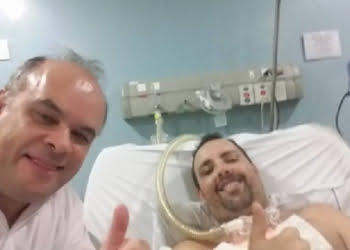 Médico baleado em Piracicaba acorda, deixa a UTI e faz selfie