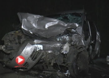 Dois homens e uma criança de sete anos morrem em grave acidente de carros