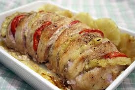 Receita de Lombo agridoce e arroz colorido