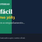 Resultado da Lotofácil 3683: veja dezenas sorteadas, rateio e prêmio