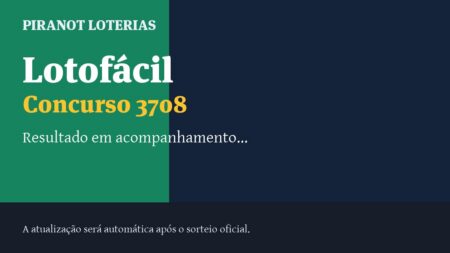 Resultado da Lotofácil 3708: veja dezenas sorteadas, rateio e prêmio