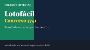 Resultado da Lotofácil 3741: veja dezenas sorteadas, rateio e prêmio