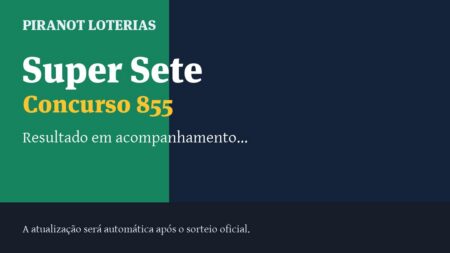 Resultado da Super Sete 855: veja dezenas sorteadas, rateio e prêmio