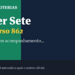 Resultado da Super Sete 862: veja dezenas sorteadas, rateio e prêmio