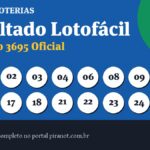 Lotofácil 3695: resultado oficial, ganhadores e prêmio acumulado