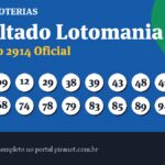 Resultado Lotomania concurso 2914 de hoje: 03 – 09 – 12 – 29 – 38 – 39 – 43 – 48 – 49 – 60 – 63 – 68 – 74 – 78 – 79 – 83 – 85 – 89 – 94 – 98