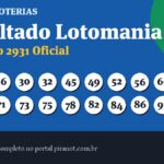 Lotomania 2931: ganhadores e rateio oficial