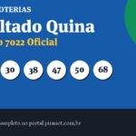 Resultado da Quina 7022: veja dezenas sorteadas, rateio e prêmio