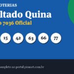 Quina 7036 acumula; prêmio vai a R$ 10.500.000,00