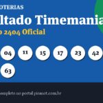 Timemania 2404 acumula; próximo prêmio chega a R$ 1.200.000,00