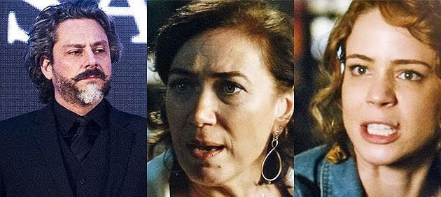 ‘Império’: Marta, Cristina e Zé Alfredo fazem barraco no restaurante de Enrico