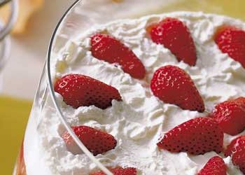 Receita de Pavê sensação de morango