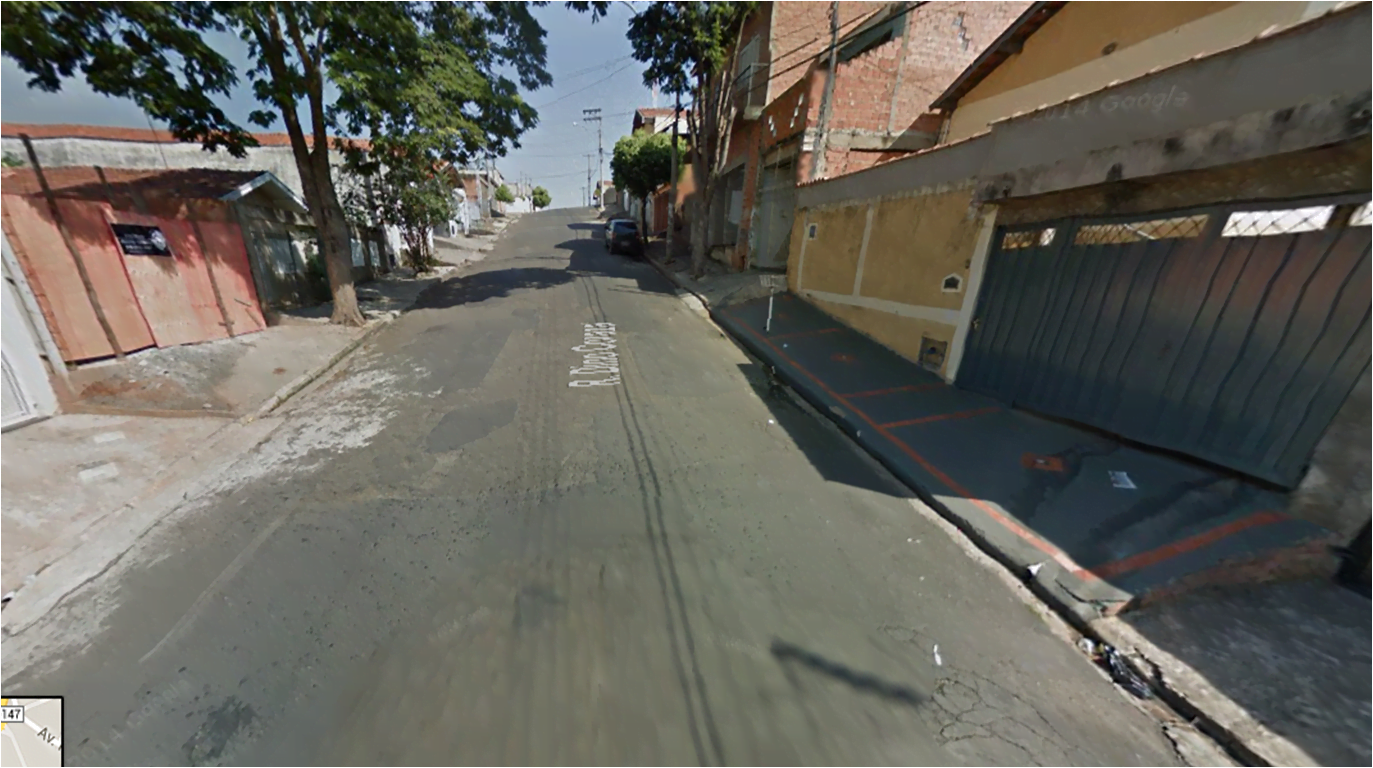 Foto mostra a rua onde ocorreu o atropelamento no Jardim Planalto - Foto: ReproduÃ§Ã£o / Google Maps