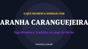 O que significa sonhar com Aranha Caranguejeira? Significado e tradição popular