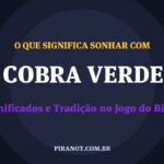 O que significa sonhar com Cobra Verde? Significado e tradição popular