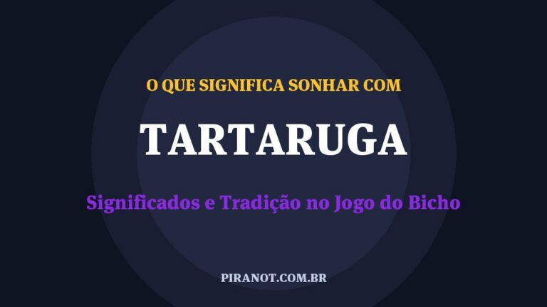 O que significa sonhar com Tartaruga? Significado e tradição popular